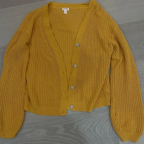 Target Sweaters Yellow Cardigan Womens Sm Girls Xl Poshmark